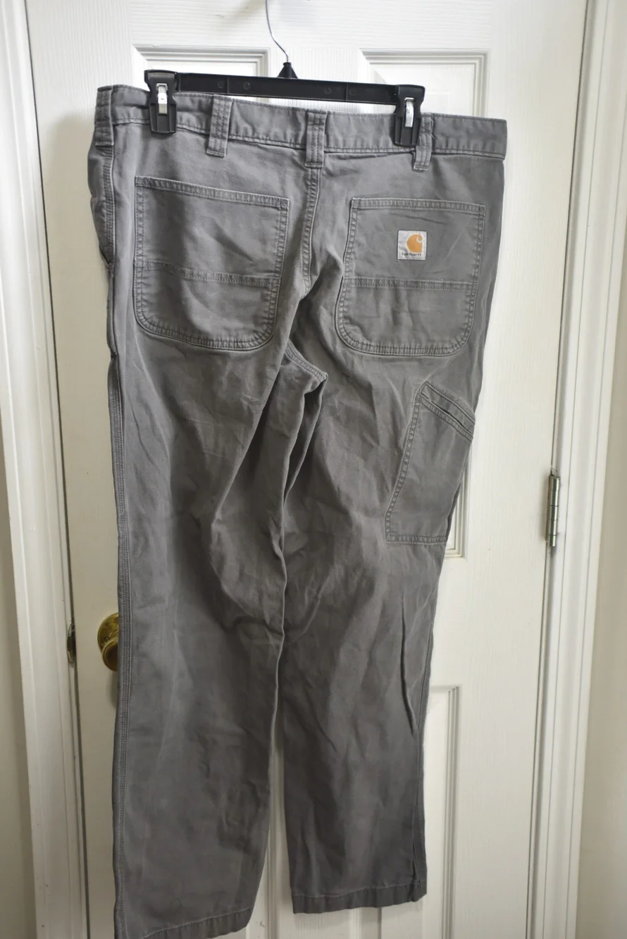 Carhartt Relaxed Fit Work Pants Gray 34x32 LSC450